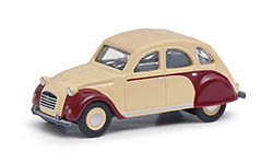 452665901 - 1:87 - Citroën 2CV rot/beige (MHI)